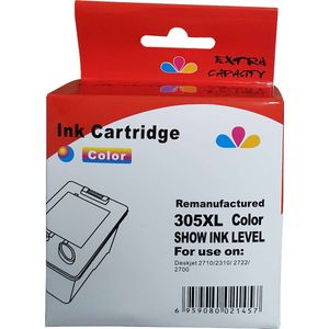 Huismerk HP 305XL cartridge kleur met inktniveau