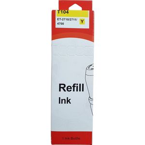 Huismerk Epson 101/102/103/104/106 EcoTank inktfles geel