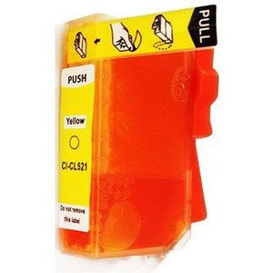 Huismerk Canon CLI-521Y cartridge geel met chip