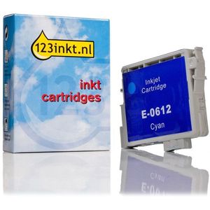 Epson T0612 inktcartridge cyaan (123inkt huismerk)