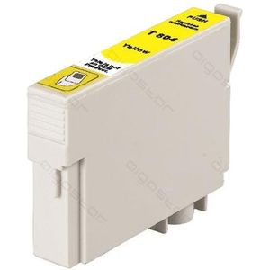 Huismerk Epson T0804 cartridge geel