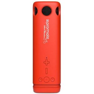 Promate Bikermate - Powerbank + Bluetooth Luidspreker + LED Lamp (Rood)