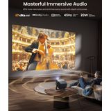 JmGO N1S Ultra 4K - Beamer - DLP Projector - Geavanceerde Technologie - Google TV