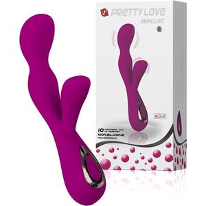 Pretty Love Impulse vibrator met clitoris stimulator