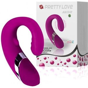 Pretty Love Amour Flexibele Clitoris en G-spot Vibrator - Roze
