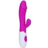 Pretty Love Snappy - waterdichte G-spot vibrator met clitorisarm (paars)