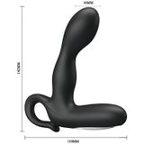 Pretty Love Barrack - Prostaatmassager - Vibrerend - 30 Standen - 13.5cm - Zwart