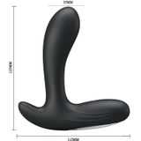 Pretty Love Backie - prostaat vibrator (zwart)