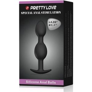 Pretty Love Special Anal - Buttplug - 12.5 x 3.3cm - Zwart