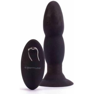 Anaal plug met Vibratie en Beads