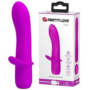 Baile Vibrator, oplaadbaar, siliconen, violet