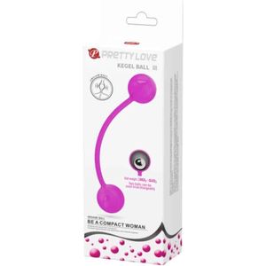 Pretty Love - Kegel Ball III - Vaginale bekkenbodem training Balletjes Met Metalen kogels - Roze