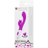 Pretty Love Rabbit Vibrator / Tarzan Vibrator BUTTERFLY KISS - roze