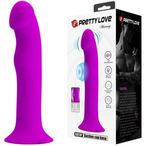 Pretty Love Murray - Vibrerende Dildo - 19 cm - Paars - USB Oplaadbaar - Siliconen - Ervaar Diep en Krachtig Plezier