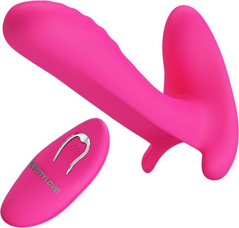 Pretty Love - Vinger Vibrator- Panty Vibrator- Partner Vibrator 3-in-1 - Roze