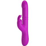 Pretty Love - Reese - Stotende Rabbit Vibrator - Roze