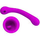 Pretty Love G-Spot + Clitoris Vibrator ALEX met luchtdruk stimulatie - roze