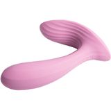 Svakom Erica - Draagbare Vibrator Met App Control - Twee Motoren - Lichtroze