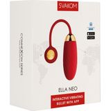 Svakom - Ella Neo Vibratie Eitje App Controlled - Red