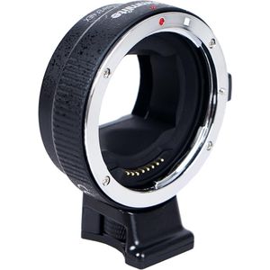 Commlite - Adapter Canon EF-objectieven naar Sony E - Lensomvormers - Zwart