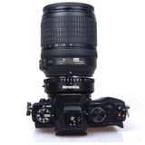 Commlite Nikon F lens naar MFT (Standaard, Micro Vier Derde), Lensomvormers, Zilver, Zwart