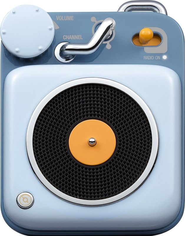 MUZEN Button Mini - Draagbare Draadloze Bluetooth Luidspreker - Berry Blauw