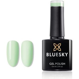 Bluesky Bluesky Gel Polish, Mind Mint, A47, 10 ml, oplosbare gelnagellak, blauw, groen, groenblauw, turquoise, pastel (moet uitharden onder UV/LED) Pack (x)