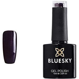 Bluesky Bluesky 80524 Rock Royalty gel-nagellak, paars, zwart, donker, glitter, glitter (uv/led)