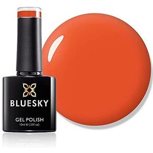 Bluesky BlueSky 80577 gelnagellak, oplosbaar, 10 ml, roze, glanzend oranje (uitharden onder uv-/ledlamp vereist)