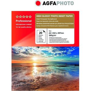 AgfaPhoto Professional Photo Paper High Gloss 260 g A 4 20 bl