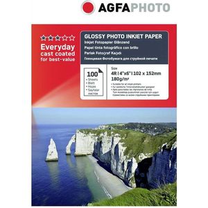 AgfaPhoto Everyday Photo Inkjet Paper glossy 180g 10x15 100 vel