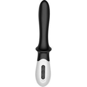 FOXSHOW - Bailey 2 - Verwarmde Prostaat G-Spot Massager Vibrator - 10 functies - Waterdicht - Oplaadbaar via USB - Zwart