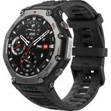 Amazfit T-Rex 3, Onyx Zwart, Eén maat