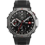Amazfit T-Rex 3, Onyx Zwart, Eén maat