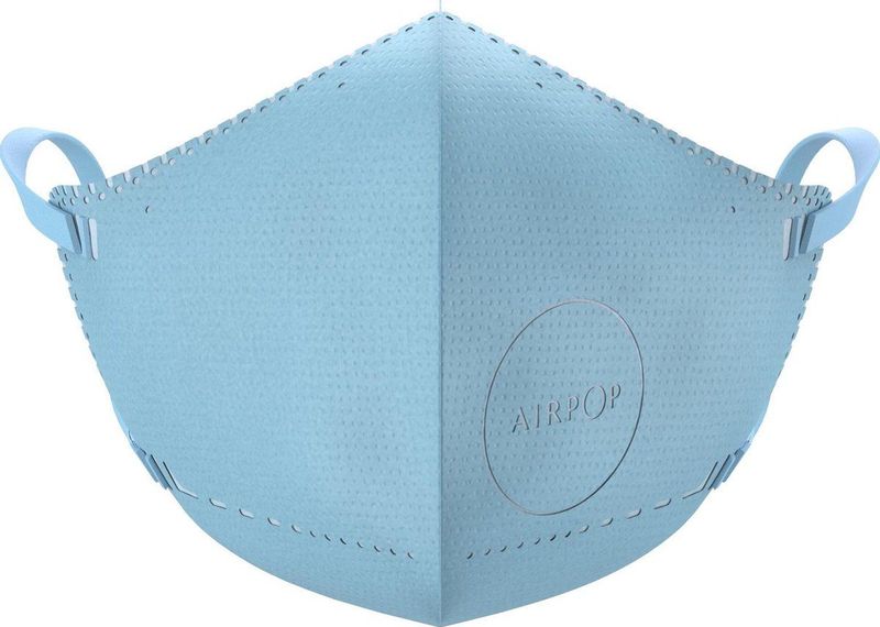 Airpop - Gezichtsmasker - Blauw - 4 Pk - Herbruikbaar - Wasbaar