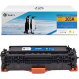 G&G CE412A toner compatibel met HP 305A Tonercartridge Geel 1 stuck (s) Huismerk