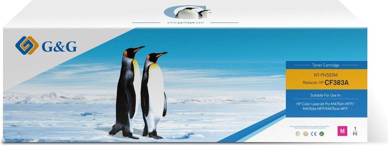 123inkt - CF383A - Toner - Magenta - Hoge Capaciteit - 4000 Afdrukken