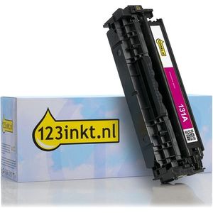 123inkt huismerk vervangt HP 131A (CF213A) toner magenta