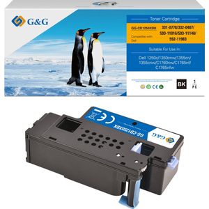 G&G toner Compatibel met Dell 593-11140 (810WH) Tonercartridge Zwart 1 stuk(s) - Huismerk