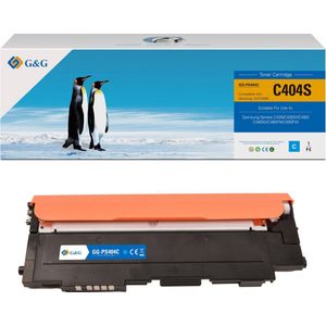 G&G Samsung CLT-C404S Tonercartridge Cyaan 1 stuk(s) Huismerk - 8S4042-G