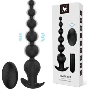 Lovellia Buttplugs-vibrerende anale kralen-met afstandsbediening-Anaal Plug-Erotiek Sex Toys voor koppels-Anal & Butt Plug