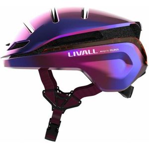 Livall EVO21 Purple Large - (Smart) Fietshelm - SOS Functie - LED Richtingaanwijzers