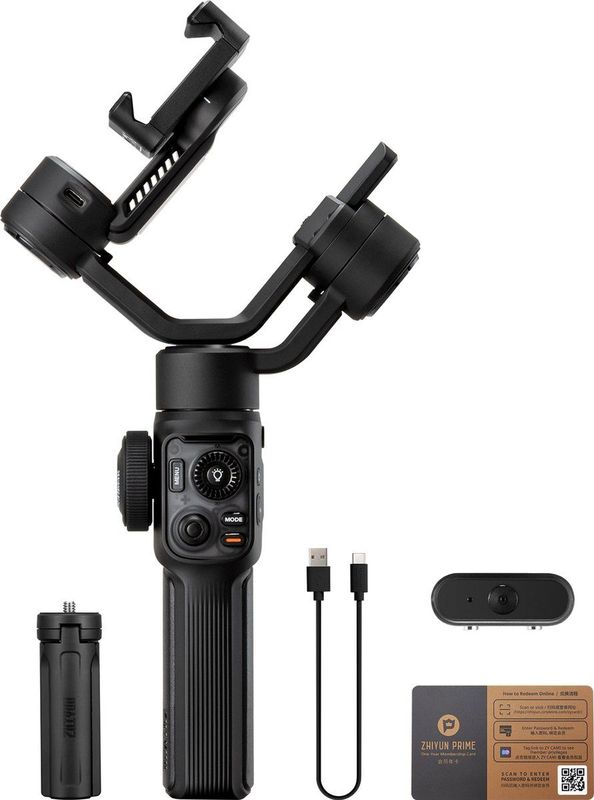 Zhiyun - Smooth 5S - Camera Gimbal - Zwart - Kunststof