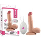 Lovetoy The Ultra Soft Dude Vibrator, 19 cm