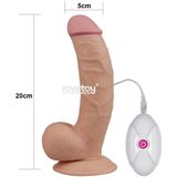 Lovetoy Vibrerende Dildo The Ultra Soft Dude - 20 cm