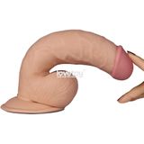 Lovetoy Vibrerende Dildo The Ultra Soft Dude - 20 cm