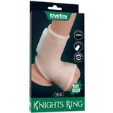 Lovetoy Vibrerende Rekbare Penis Sleeve SILK KNIGHTS - wit