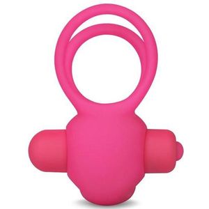 LOVETOY - Double Vibrating Cockring Power Clit Duo Pink
