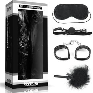 LOVETOY - Bondage Kit Deluxe 4 Units Black