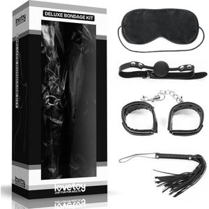 Bondage Kit Deluxe 4 Units Black